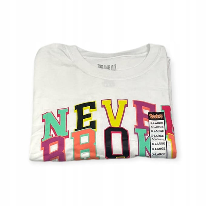 Koszulka t-shirt męski SPENCER'S NEVER BROKE AGAIN XL white