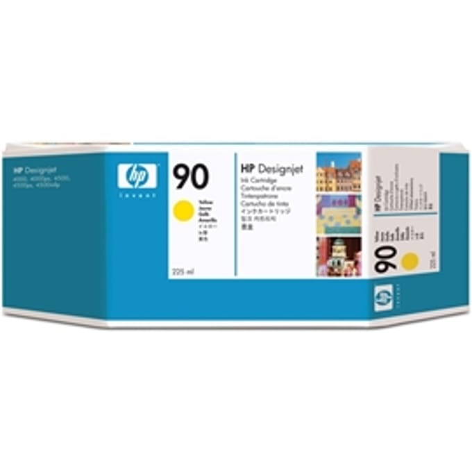 HP C5064A nr. 90 inktcartridge geel (origineel)