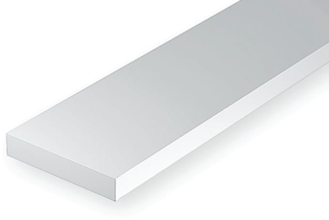 Evergreen Modelbouwdecoratie - 199 Strip 6,3mmX6,3mmX35cm Styreen