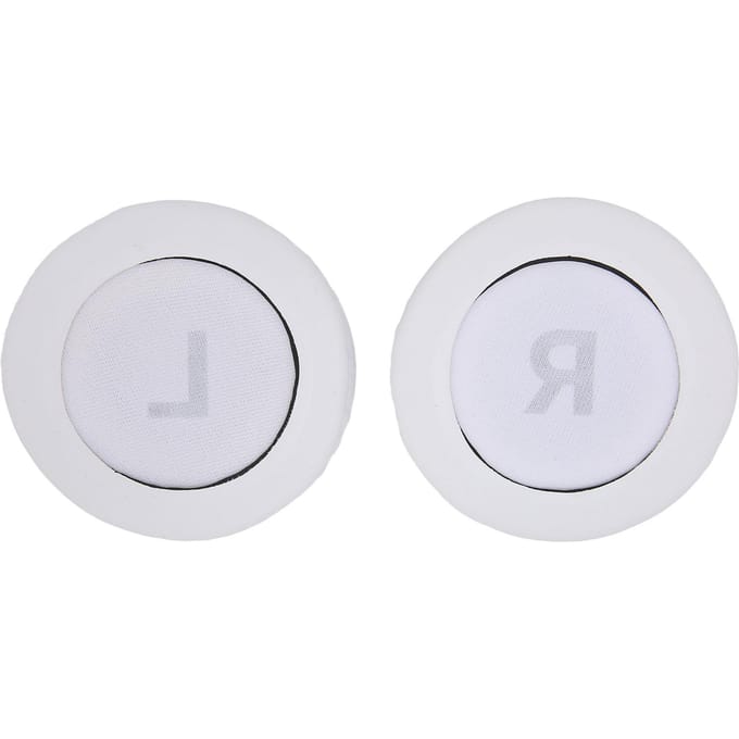 80 mm Ronde Oorkussens Kussenhoes Vervanging voor Koptelefoon Headset Accessoires white