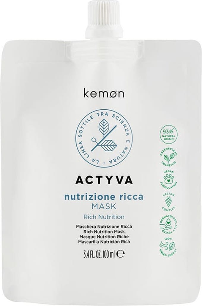 kemon Actyva Nutrizione Ricca Mask Pouch Bag 100 ml