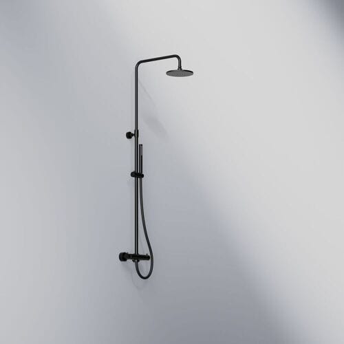 Steinberg 100 - Doucheset met thermostaat, diameter 20 cm, mat zwart 100 2721 S