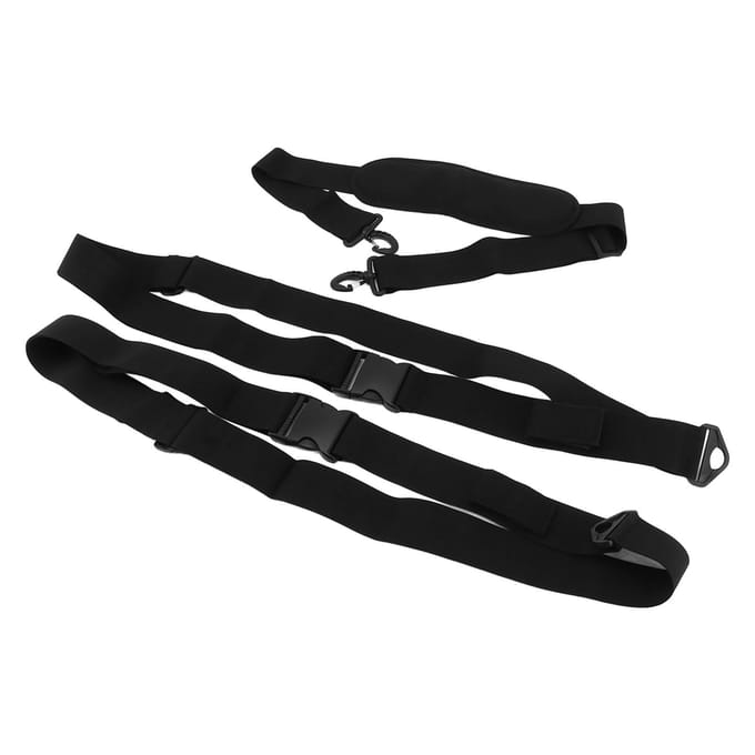 Kajak Draagriem Verstelbaar Nylon Multifunctionele Paddleboard Drager voor Surfboards Longboards black