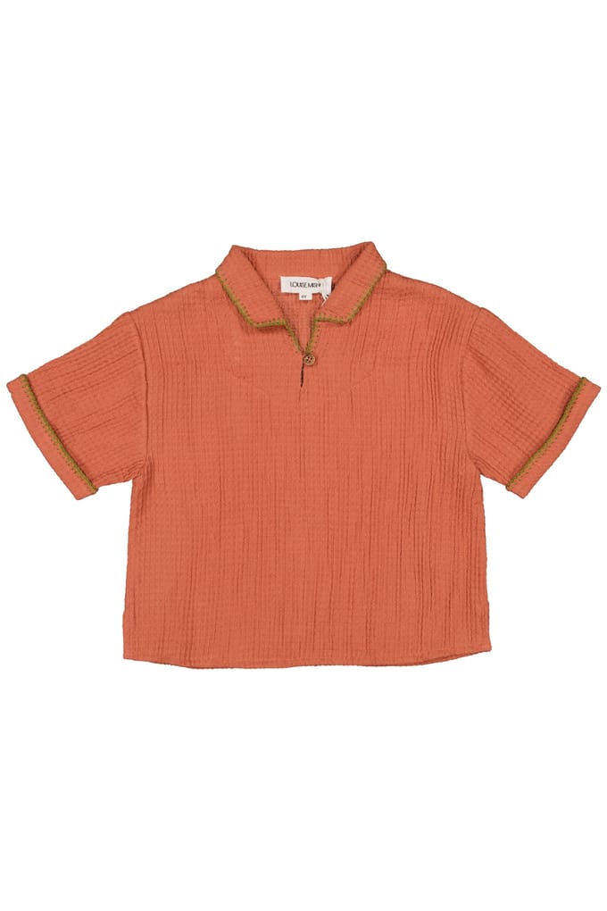 Louise Misha Shirt Amelio Terracotta Maat: 6M | Overhemden Outlet | kids | Oranje