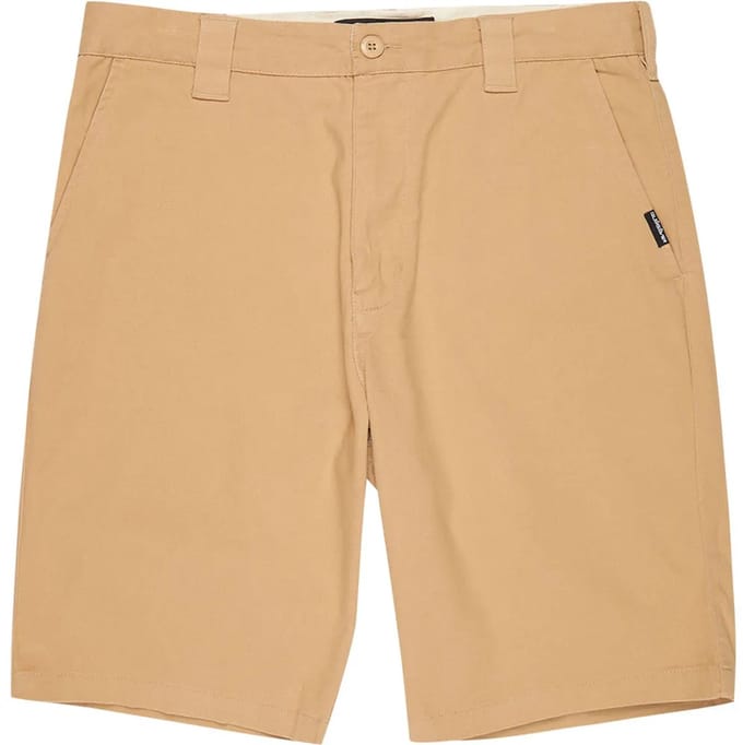 Quiksilver Union Straight Fit Korte Broek Beige 29 Man