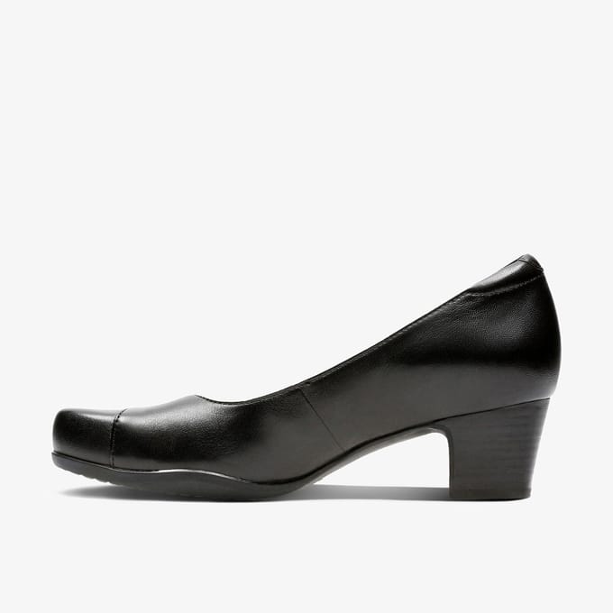 Rosalyn Belle Zwarte Leren Schoenen