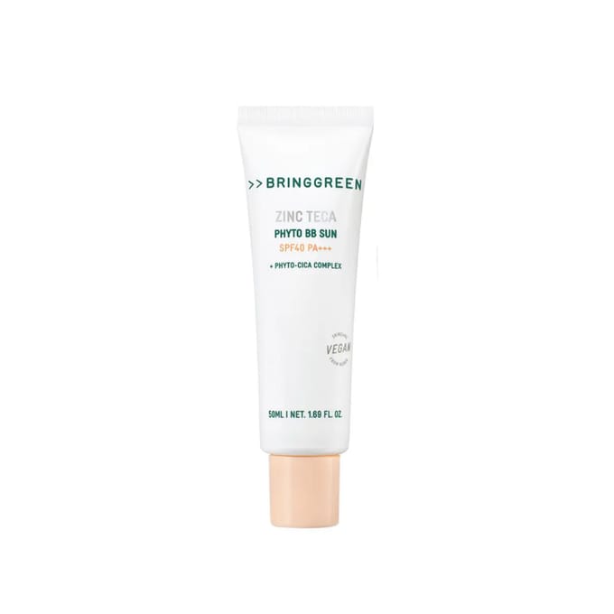 BRINGGREEN Zinc-Teca Phyto BB Crème Solaire 50mL(1,69 fl.oz.) 1ea white
