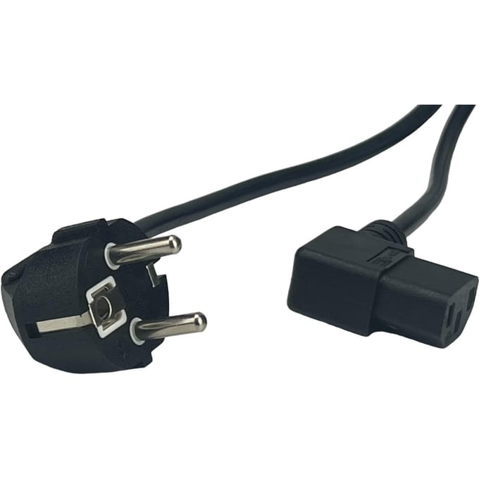 POS AC Stroomkabel C13 Hoek 5m EU 3x1,0mm² 10A
