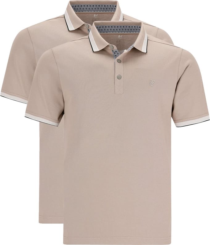 Hajo Heren poloshirt 2 pack Pique
