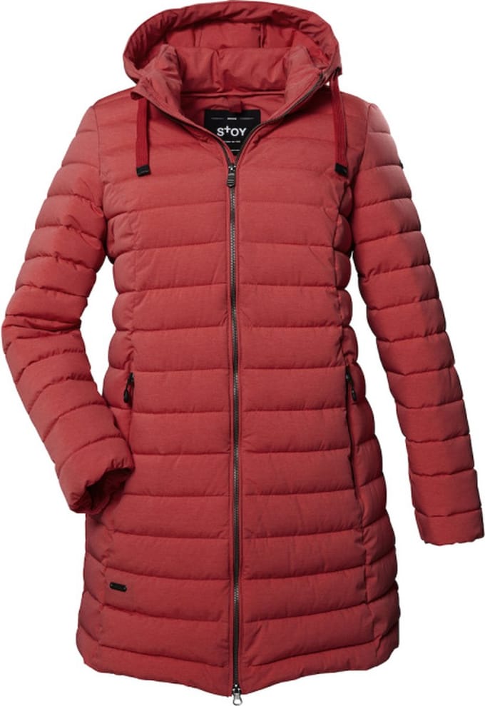 STOY dames parka jas - stepp parka dames - 39790 - roze/rood - maat 46