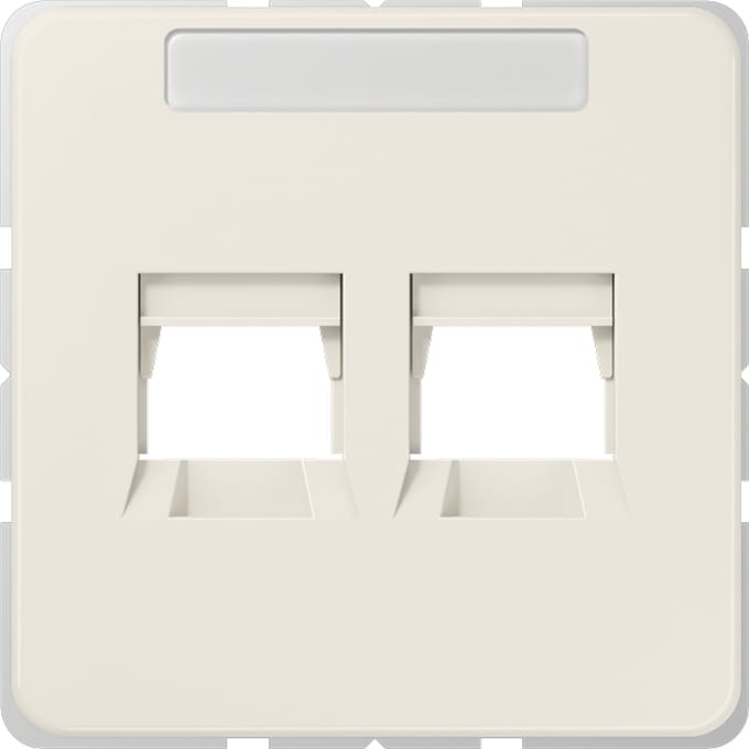 Jung CD500 Insteekplaat Schakelmateriaal - 569-2WE - E2TZW