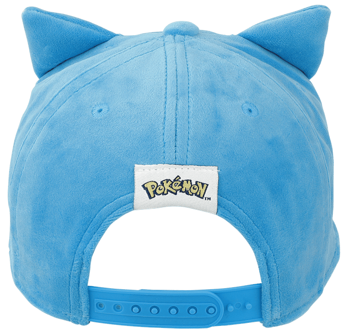 Pokémon - Gaming Cap - Snorlax zacht pluche knuffeldier - blauw-wit