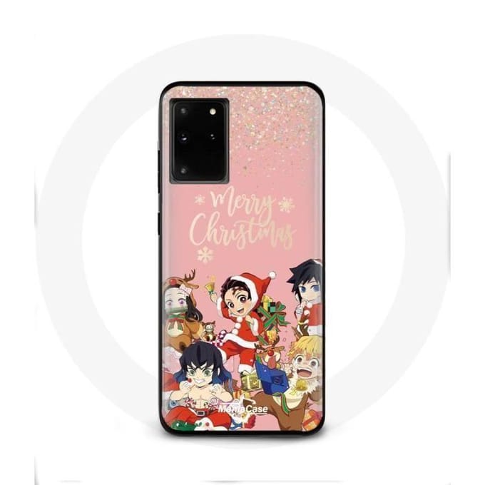 Coque pour Samsung Galaxy S11 Plus Demon slayer merry christmas affiche Anime Manga