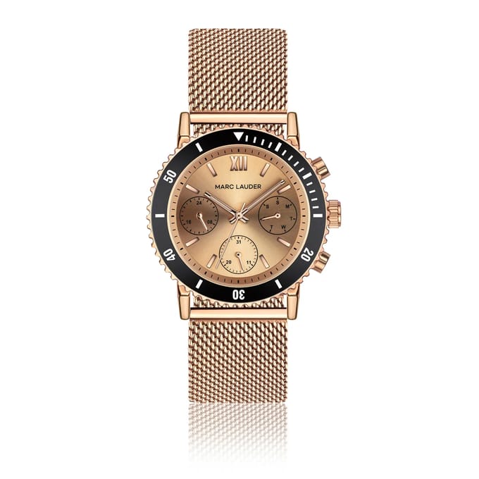 Horloge met mesh armband Marc Lauder Granada