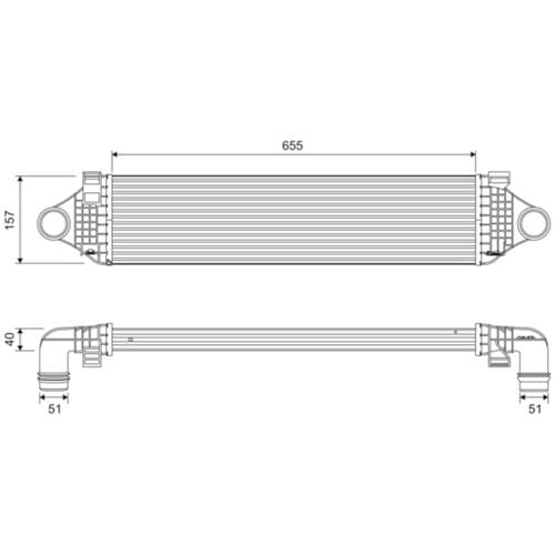 Intercooler VALEO 818689