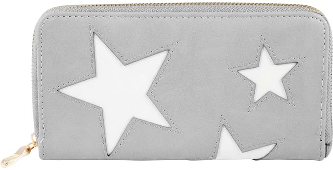 Cham Cham Damesportemonnee horizontaal kunstleer Stars, duurzaam