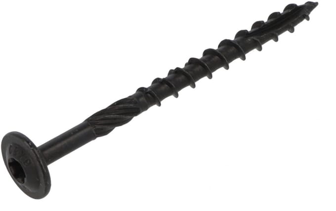 Blackline - Tellerkopschroef - TX-40 - 8 x 80mm / 50 - Zwart - Deeldraad (25 stuks)