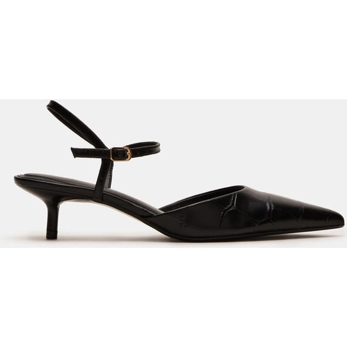 Steve Madden Adelaide Pumps Black Croco Größe: 36 | Pumps Outlet | Damen | Schwarz