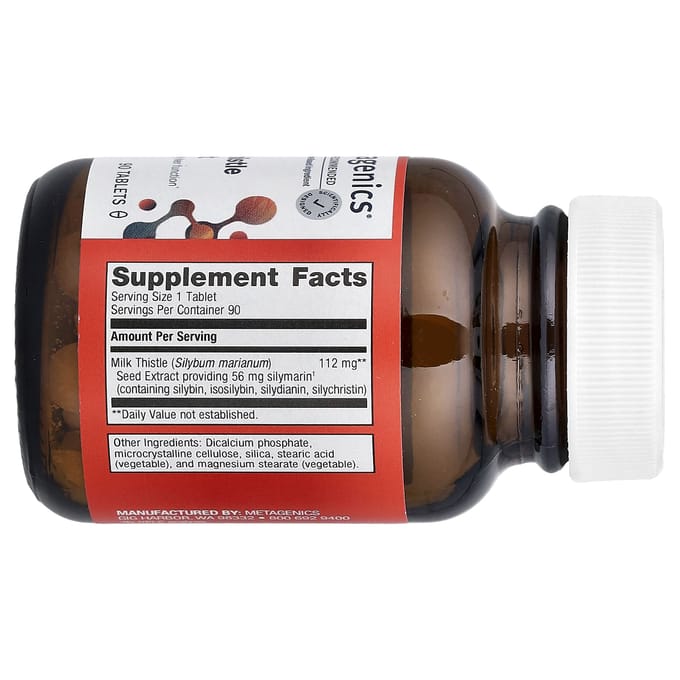 Metagenics, Silymarin 80™, 112 mg, 90 tabletten