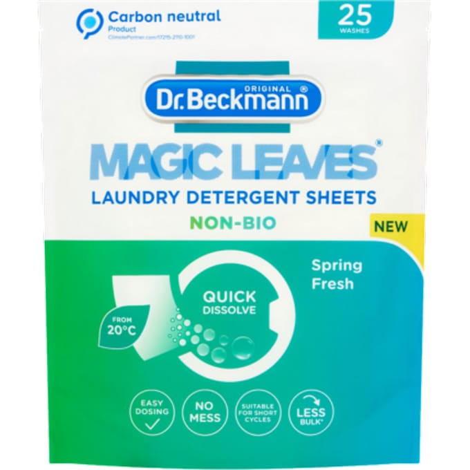 Dr. Beckmann Magic Laat Niet-Bio Wasmiddel Achter 25 st