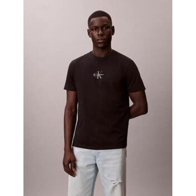 Calvin Klein Jeans Ss 30S Micro Monologo Graphic Te