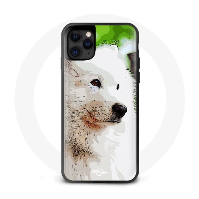 Coque Iphone 11 Pro Samoyede Blanc