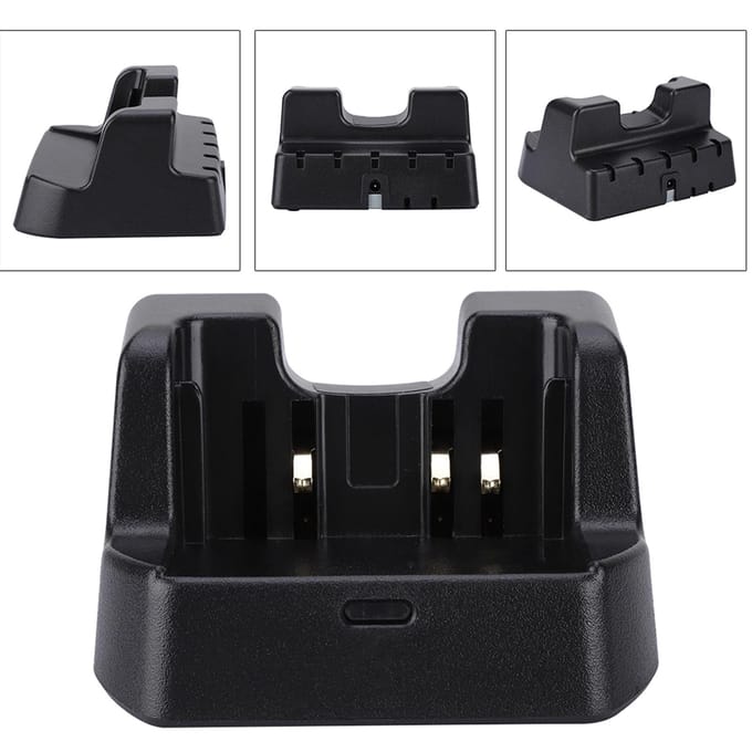 CD41 DC10.8V Desktopoplader voor Yaesu Verterx Radio Walkie Talkie EU Plug