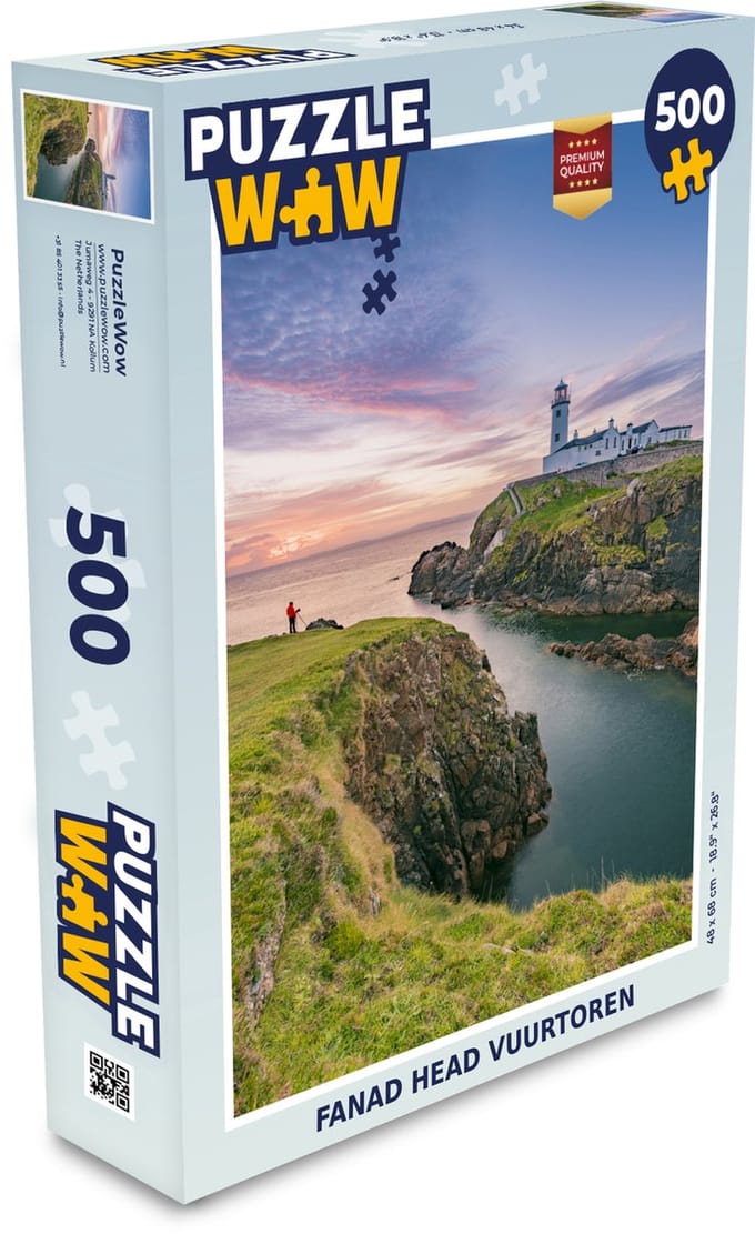 Puzzel Fanad Head vuurtoren - Legpuzzel - Puzzel 500 stukjes