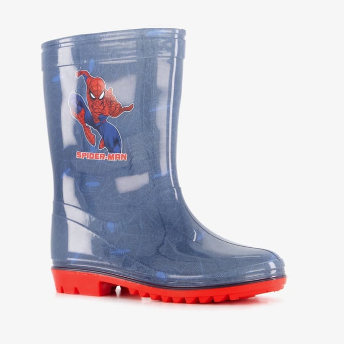Spider-Man kinder regenlaarzen blauw - Maat 33 - 100% Waterdicht