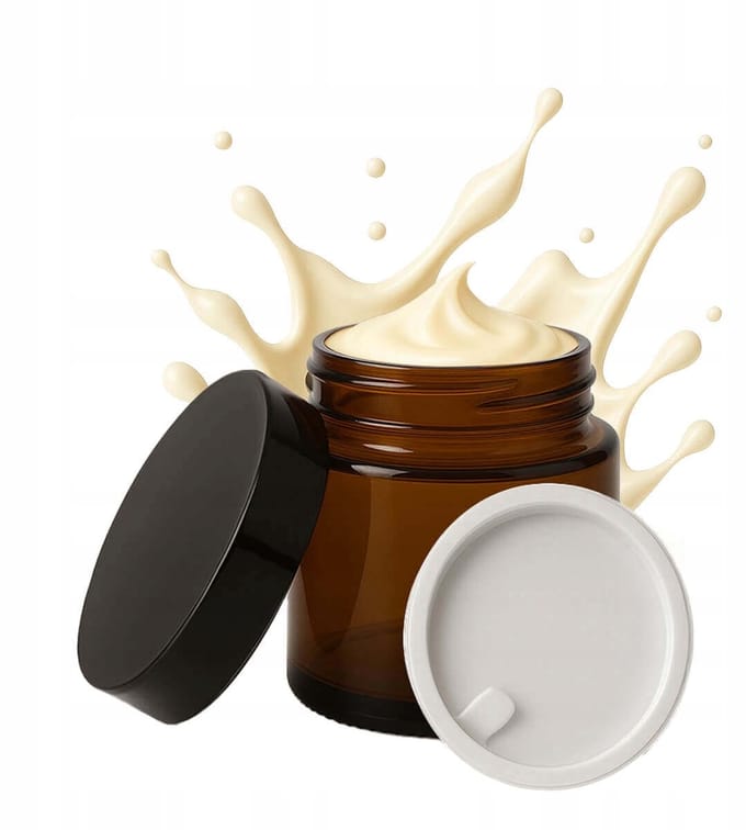 Bimberek - Glazen Potje - 30g - Bruin - Voor Cosmetica