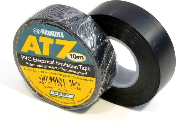 Advance AT7 PVC - Isolatietape - 15mm x 10m - Zwart