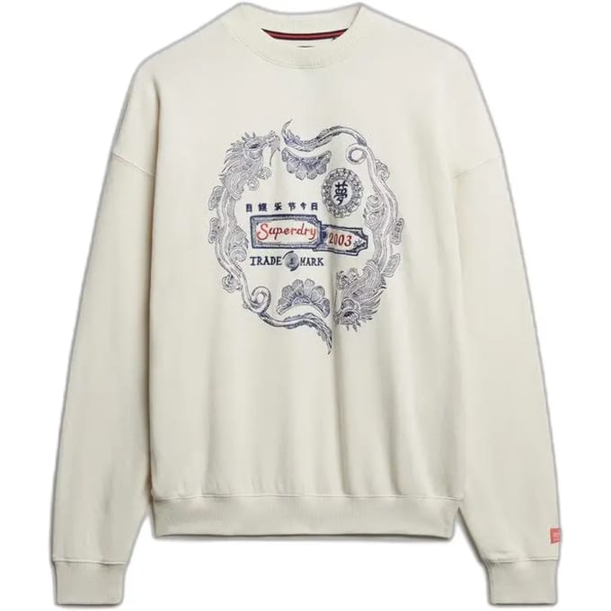 Superdry - Tokyo Narrative Oversized Sweatshirt - Dames - Truien
