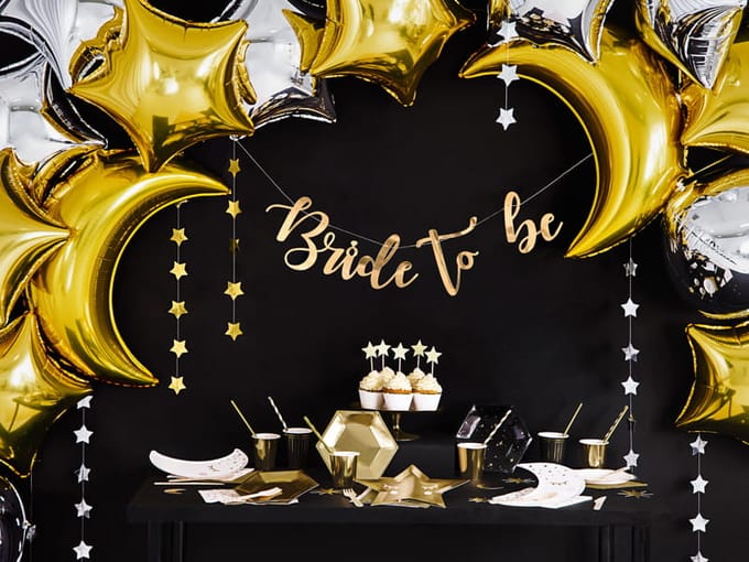 Bordjes Zwart Chic (6st)