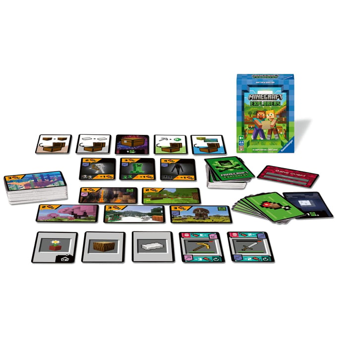 Ravensburger Minecraft Explorers - Coöperatief Kaartspel voor Kinderen