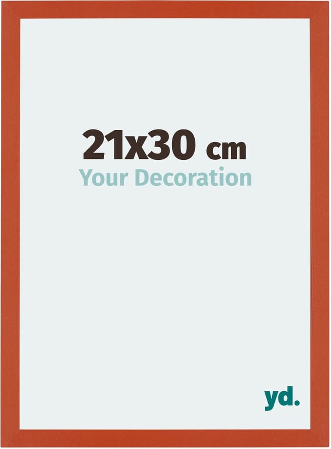 Your Decoration - Fotolijst 21x30 cm - MDF - Oranje - Mura