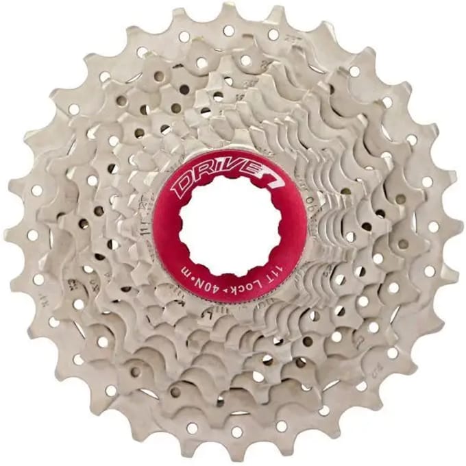 Cassette Sunrace CSRX0 10 speed 11-28T - metallic
