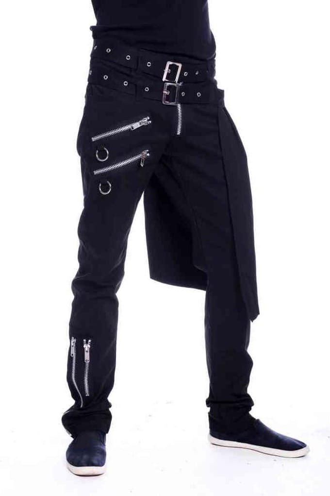 Vixxsin Broek rechte pijpen -5XL- GRAVES Zwart