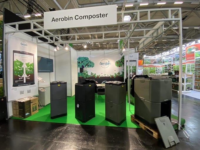 Compostcontainer 200L - Compostbak Tuin - Afval Verwerken - Snelle Compostering - 200 Liter - Olijfgroen