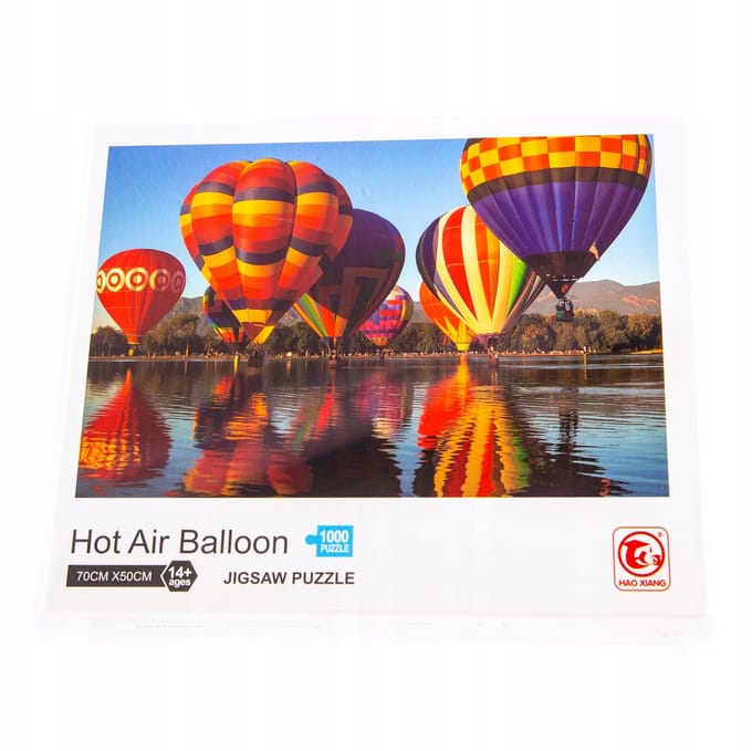 Puzzel 1000 Stukjes: Ballonnen Boven Het Meer