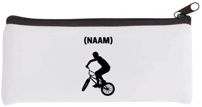 Akyol - bmx met eigen naam Etui - Sport - fietser - fiets - 20 bij 9 cm
