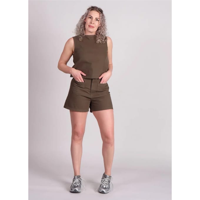 Grace & Mila Pino short Khaki Groen