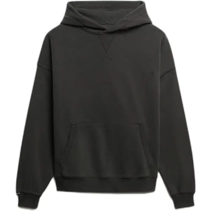 Superdry Studios Relaxed Hoodie Dark Grey Grootte: 34