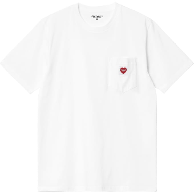 Carhartt Wip Pocket Heart T-shirt Wit