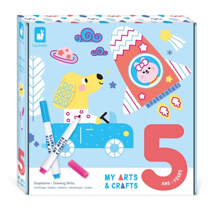 Janod - My Arts & Crafts - Tekenkunst - Schattige en grappige dieren