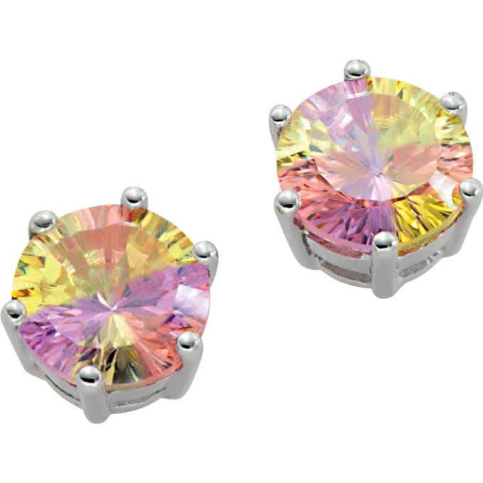 Orphelia CC-34 - Oorsteker - 925 Sterlingsilver - Multicolour Zirconium