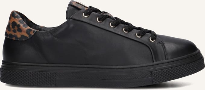 Hassia Asti Sneakers - Leer - Dames - Zwart - Maat 40