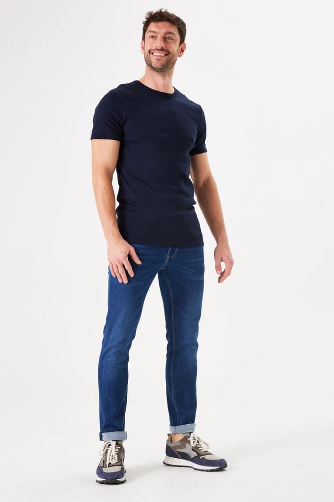 GARCIA Savio Heren Slim Fit Jeans Blauw