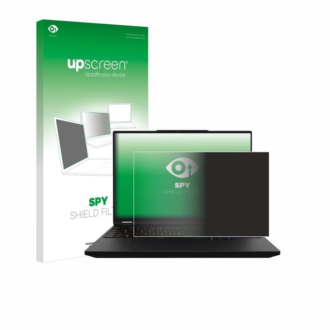 upscreen - privacyscherm voor XMG Apex 16 Max - privacy filter screenfilter Blauwlichtfilter