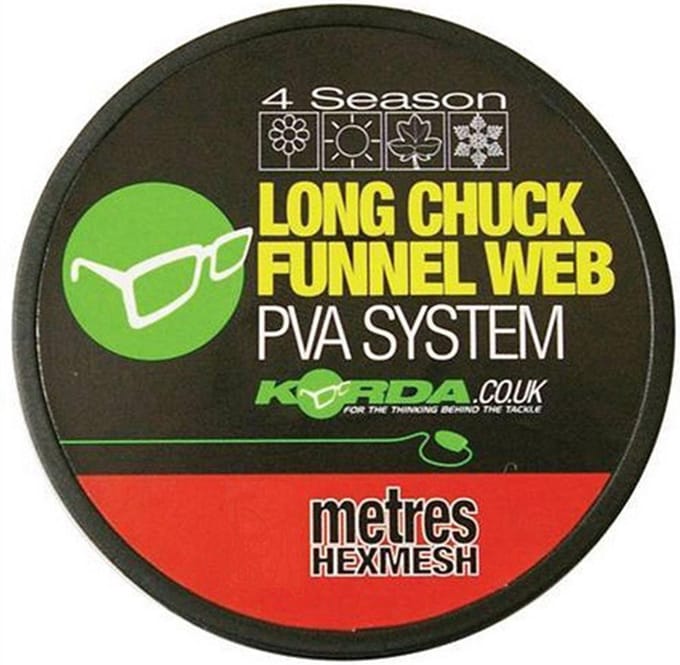 Long Chuck Funnel Web Refill Korda - PVA - PVA Karper - PVA Zakjes - PVA Karpervissen
