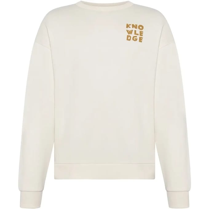 Bedrukt sweatshirt met ronde hals KnowledgeCotton Apparel